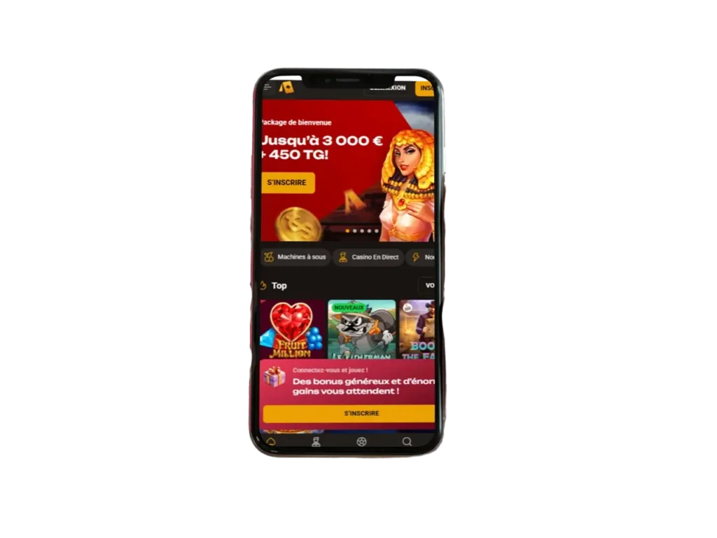 l'Application Mobile du Casino SlotLair