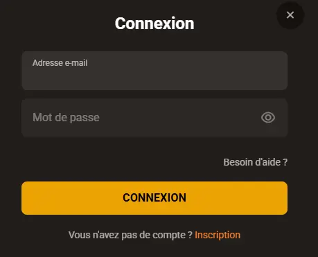 Connexion au Casino SlotLair
